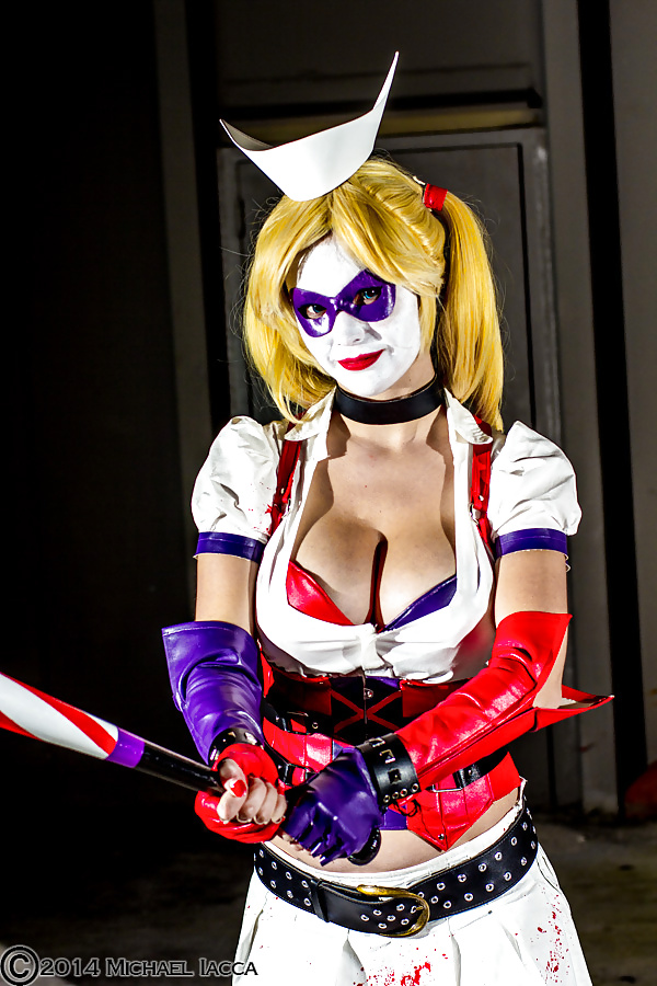 super hot Nurse Harley Quinn cosplay fancosplay