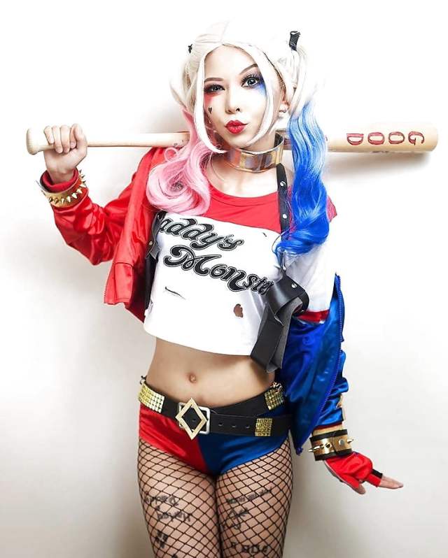 Awesome Suicide Squad Harley Quinn Cosplay fancosplay